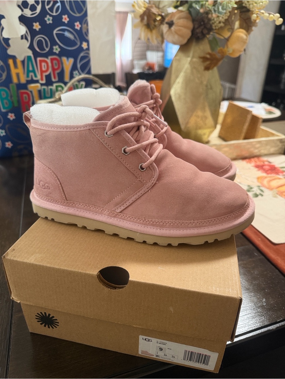 UGG Blush Pink Ankle Boots